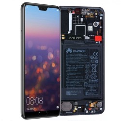 P20 PRO : VITRE ÉCRAN COMPLET NOIR AVEC BATTERIE. OFFICIEL HUAWEI