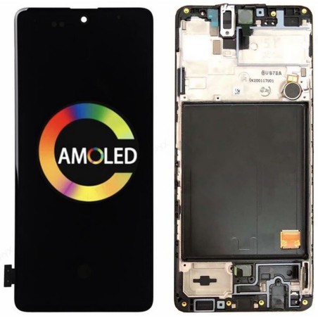 Écran LCD + vitre tactile + châssis Galaxy A51 SM-A515F Officiel GH82-21669A